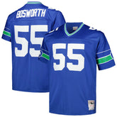 Brian Bosworth Seattle Seahawks Big & Tall 1987 Legacy Retired Player Jersey Royal | Mitchell & Ness