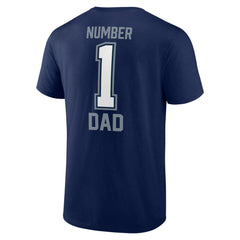 Dallas Cowboys Father's Day #1 Dad T-Shirt Navy | Fanatics