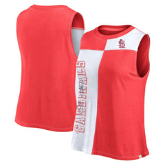 St. Louis Cardinals Fanatics Women's Color-Block Tank Top - MLB