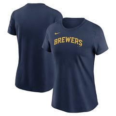 Milwaukee Brewers Nike Women's Wordmark T-Shirt - MLB