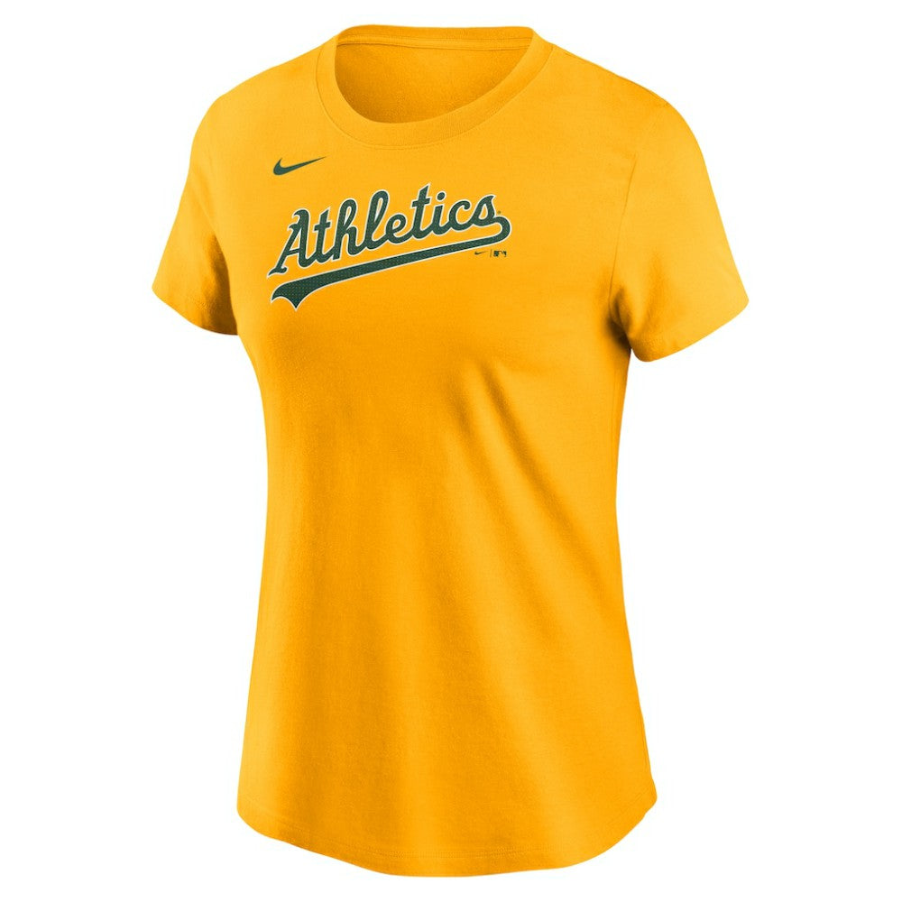Athletics Nike Women's Wordmark T-Shirt - MLB
