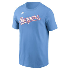 Texas Rangers Nike Cooperstown Collection Wordmark T-Shirt - MLB