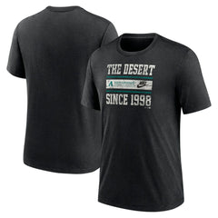Arizona Diamondbacks Nike Cooperstown Collection Local Stack Tri-Blend T-Shirt - MLB