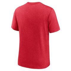 Cincinnati Reds Nike Cooperstown Collection Local Stack Tri-Blend T-Shirt - MLB