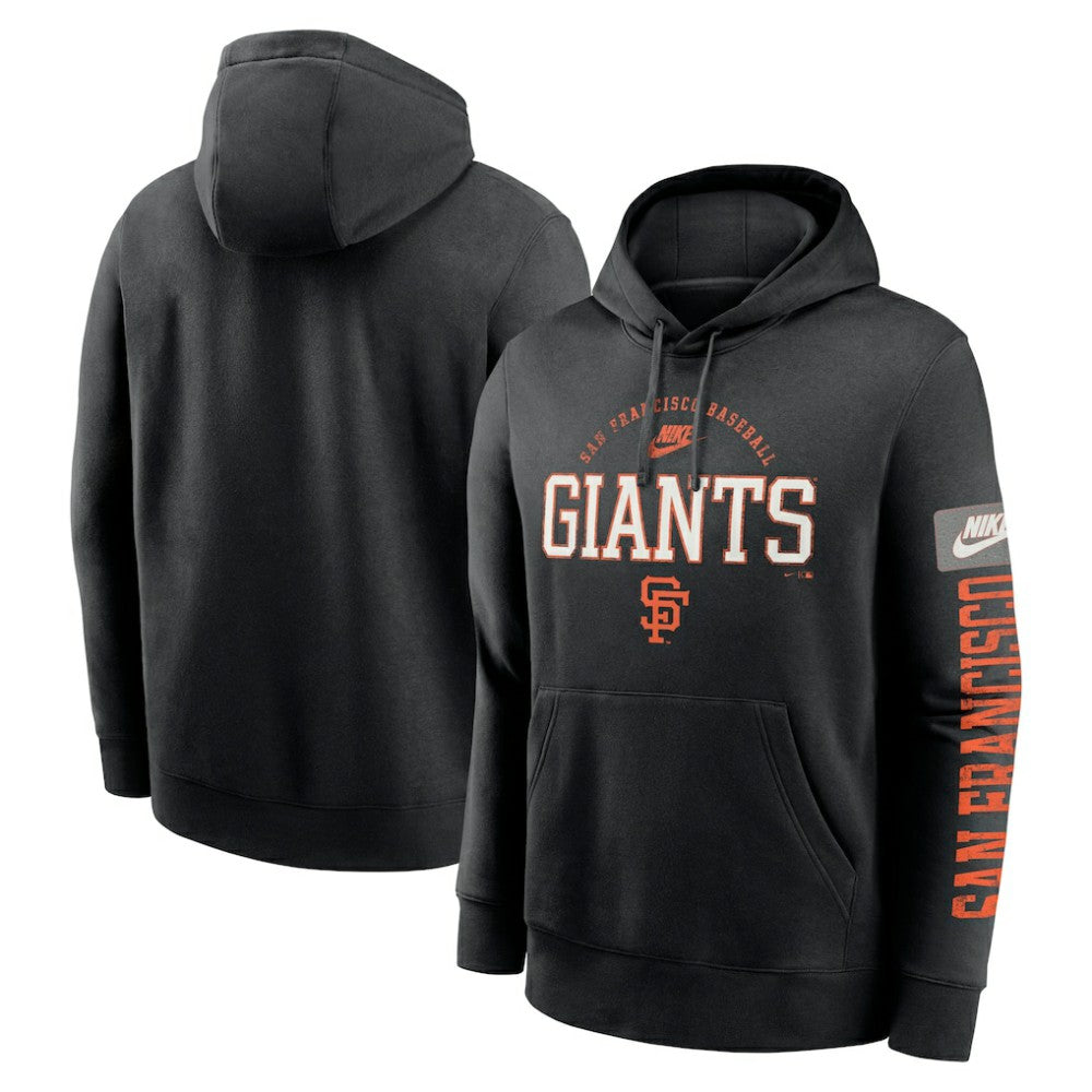 San Francisco Giants Nike Cooperstown Collection Splitter Club Fleece Pullover Hoodie - MLB