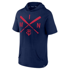 Minnesota Twins Fanatics Iconic Rebel Short Sleeve Hooded Top - MLB