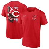 Cincinnati Reds Fanatics Split Zone T-Shirt - MLB