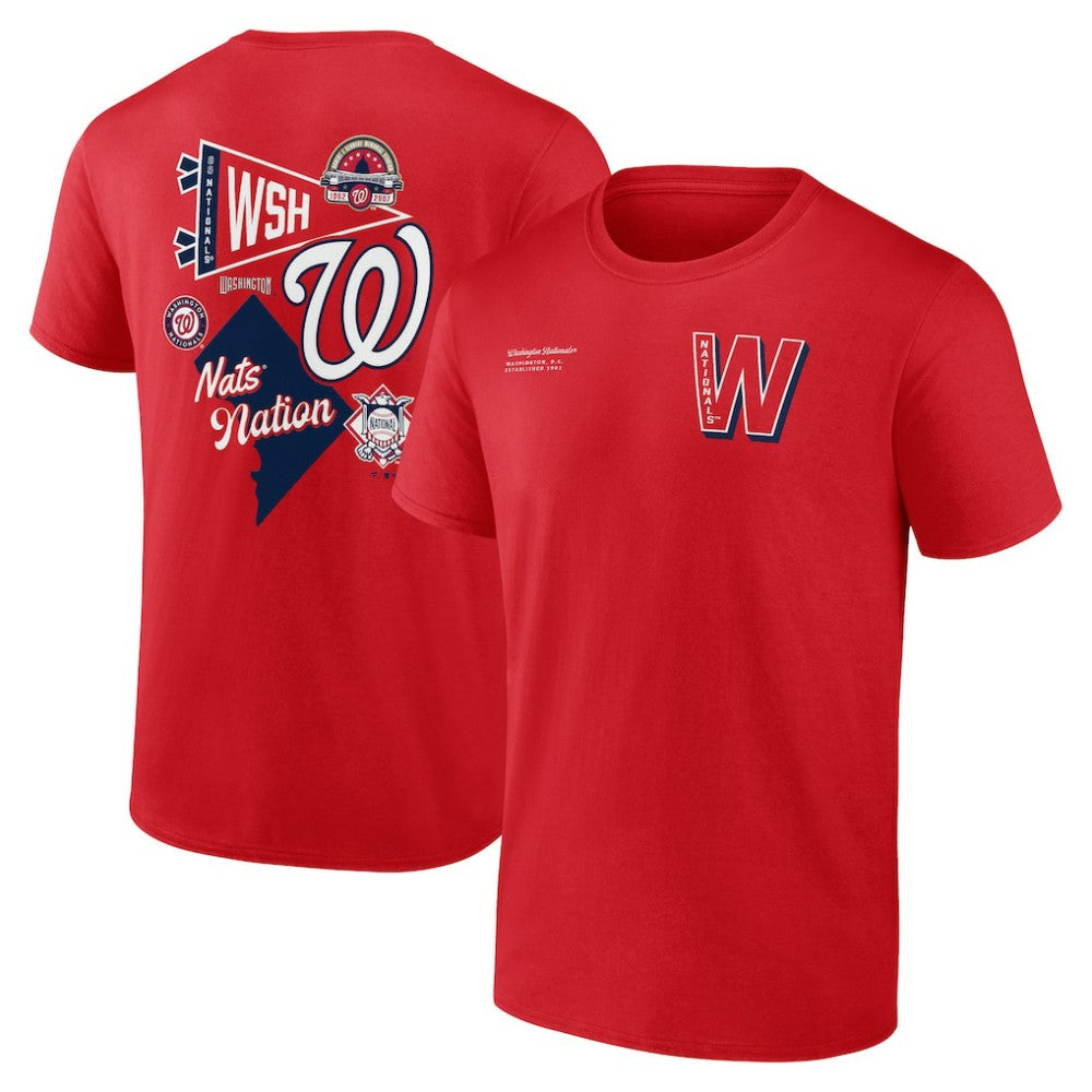 Washington Nationals Fanatics Split Zone T-Shirt - MLB