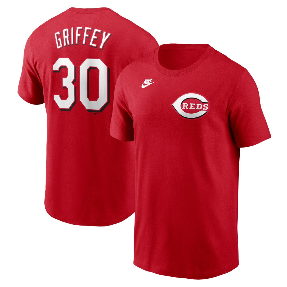 Ken Griffey Jr. Cincinnati Reds Nike Fuse Name & Number T-Shirt - MLB