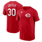 Ken Griffey Jr. Cincinnati Reds Nike Fuse Name & Number T-Shirt - MLB