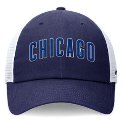 Chicago Cubs Nike Wordmark Adjustable Trucker Hat - MLB