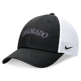 Colorado Rockies Nike Wordmark Adjustable Trucker Hat - MLB