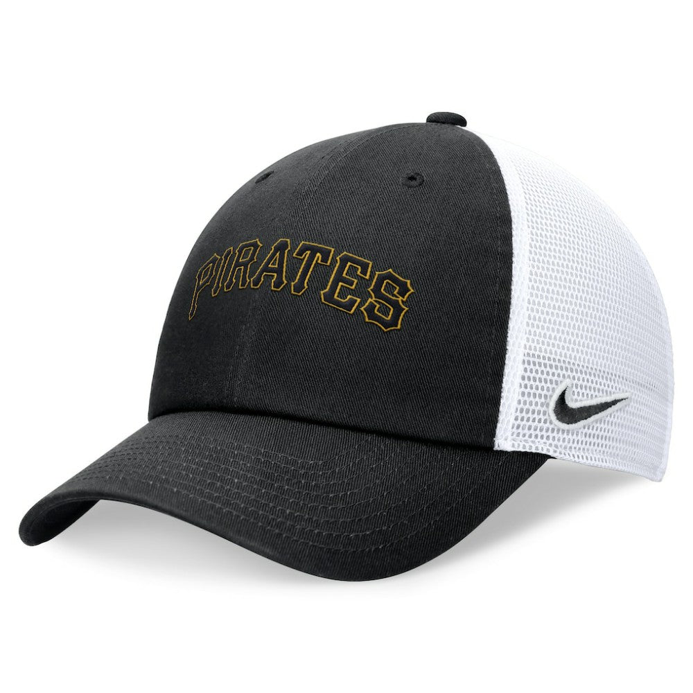 Pittsburgh Pirates Nike Wordmark Adjustable Trucker Hat - MLB