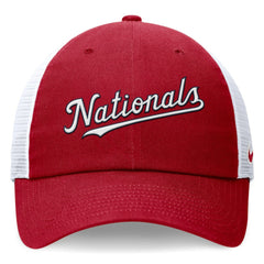 Washington Nationals Nike Wordmark Adjustable Trucker Hat - MLB