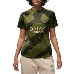 Paris Saint-Germain Jordan Brand Women's 2023/24 Fourth Academy Pro Pre-Match Top Olive | Jordan Online