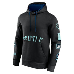 Seattle Kraken Fanatics Wild Winner Pullover Hoodie - Black - NHL