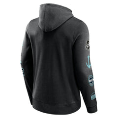 Seattle Kraken Fanatics Wild Winner Pullover Hoodie - Black - NHL