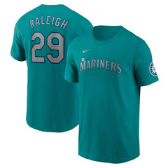 Cal Raleigh Seattle Mariners Nike Fuse Name & Number Inline T-Shirt - MLB