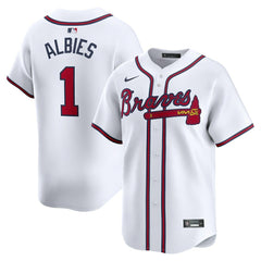 Ozzie Albies Atlanta Braves Nike Home Limited Player Jersey - MLB