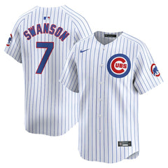 Dansby Swanson Chicago Cubs Nike Home Limited Player Jersey - MLB