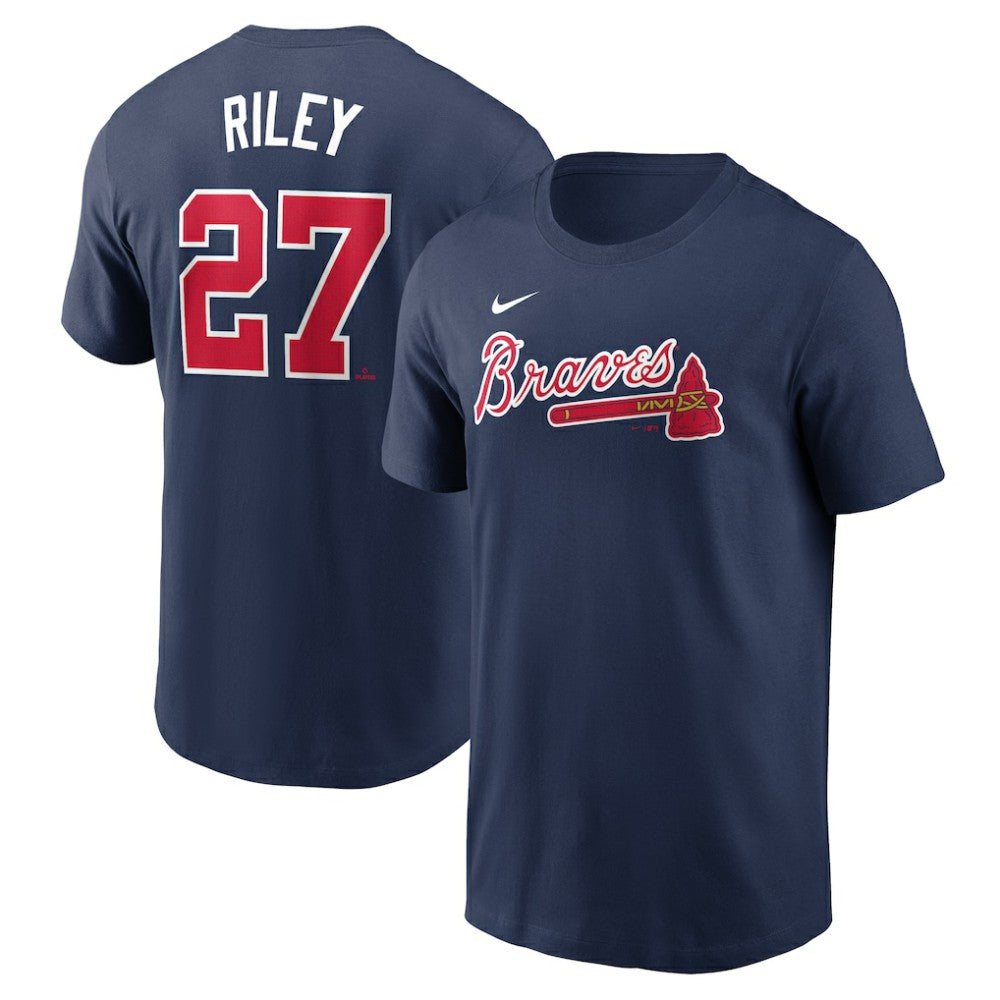 Austin Riley Atlanta Braves Nike Fuse Name & Number T-Shirt - MLB