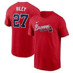 Austin Riley Atlanta Braves Nike Fuse Name & Number T-Shirt - MLB