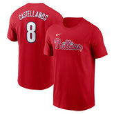 Nick Castellanos Philadelphia Phillies Nike Fuse Name & Number T-Shirt - MLB