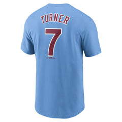 Trea Turner Philadelphia Phillies Nike Fuse Name & Number T-Shirt - MLB