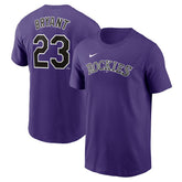 Kris Bryant Colorado Rockies Nike Fuse Name & Number T-Shirt - MLB