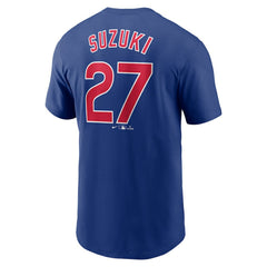 Seiya Suzuki Chicago Cubs Nike Fuse Name & Number T-Shirt - MLB