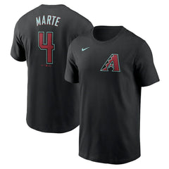 Ketel Marte Arizona Diamondbacks Nike Fuse Name & Number T-Shirt - MLB