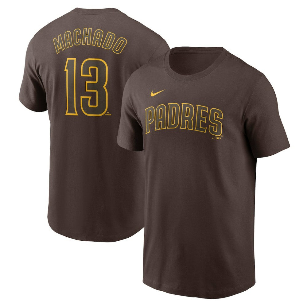 Manny Machado San Diego Padres Nike Fuse Name & Number T-Shirt - MLB