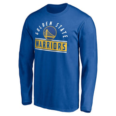 Golden State Warriors Team Arch Knockout Long Sleeve T-Shirt Royal - NBA