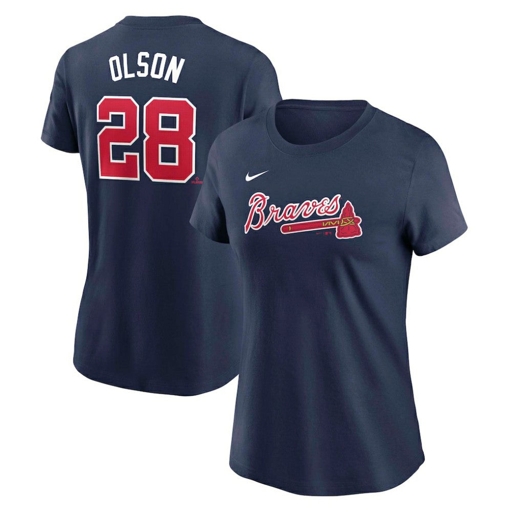 Matt Olson Atlanta Braves Nike Women's Cooperstown Collection Fuse Name & Number T-Shirt - MLB