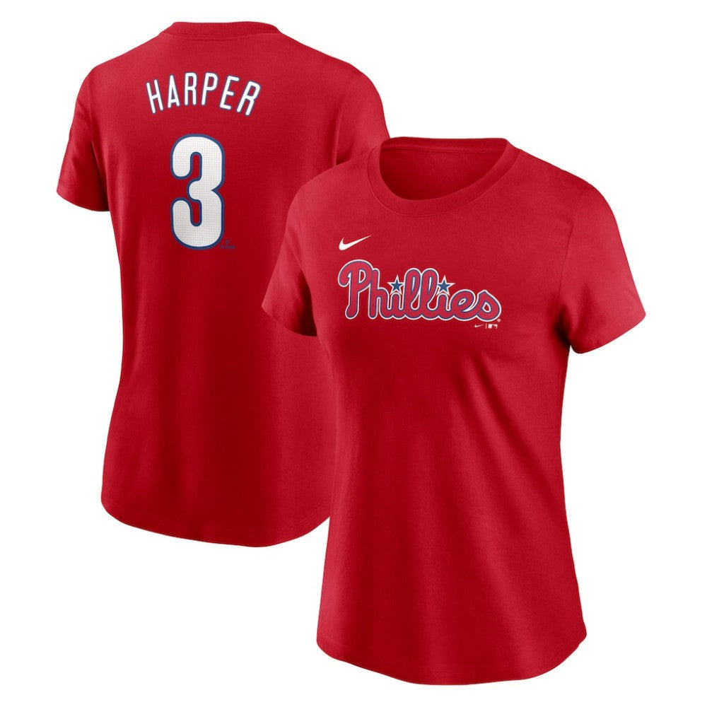 Bryce Harper Philadelphia Phillies Nike Women's Cooperstown Collection Fuse Name & Number T-Shirt - MLB
