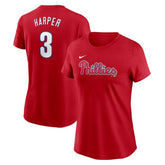 Bryce Harper Philadelphia Phillies Nike Women's Cooperstown Collection Fuse Name & Number T-Shirt - MLB