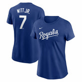 Bobby Witt Jr. Kansas City Royals Nike Women's Cooperstown Collection Fuse Name & Number T-Shirt - MLB