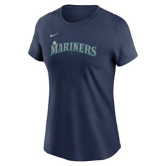 Julio Rodriguez Seattle Mariners Nike Women's Cooperstown Collection Fuse Name & Number T-Shirt - MLB