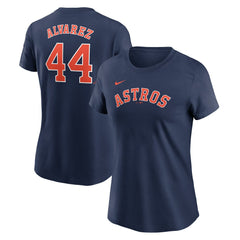 Yordan Alvarez Houston Astros Nike Women's Cooperstown Collection Fuse Name & Number T-Shirt - MLB