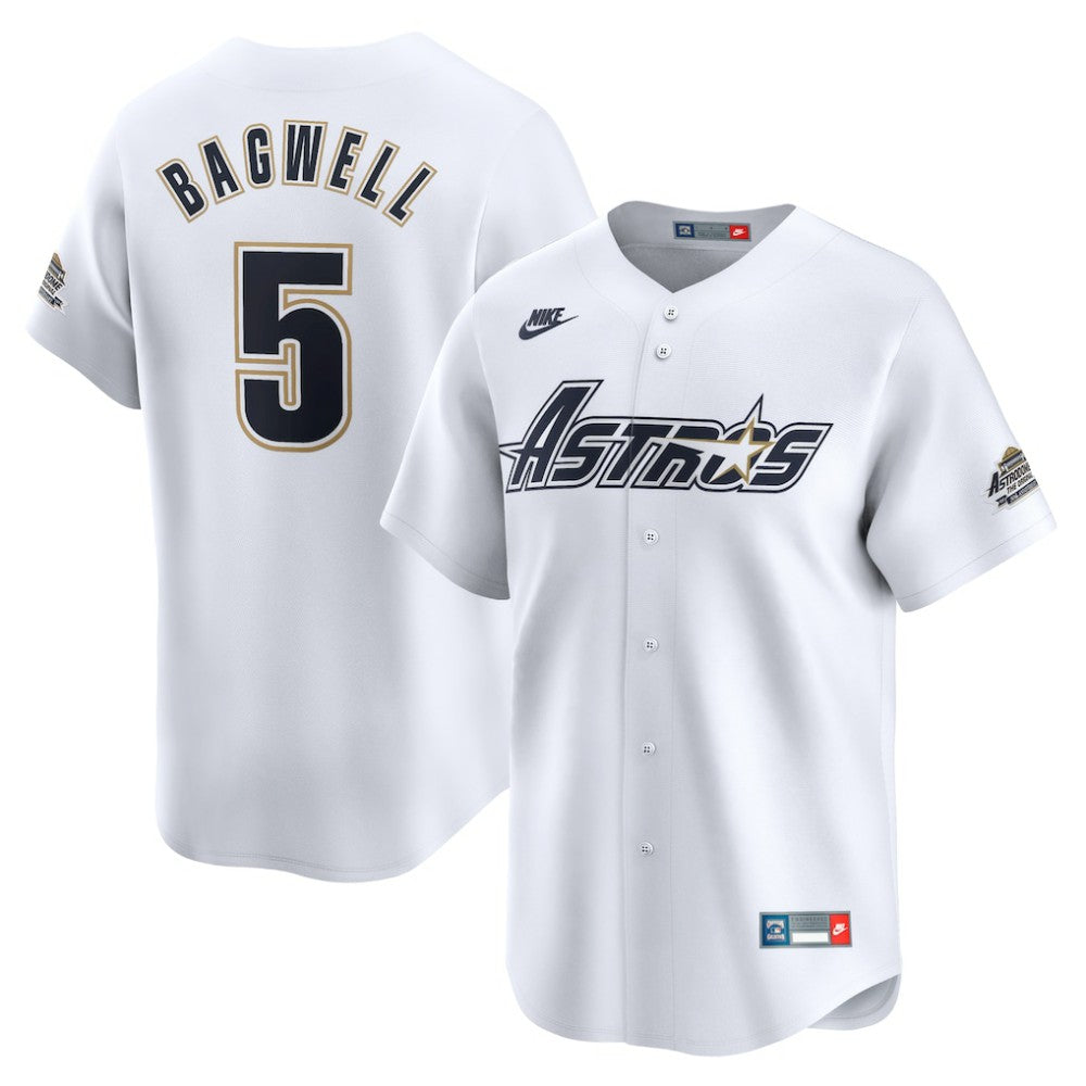 Jeff Bagwell Houston Astros Nike Throwback Cooperstown Collection Limited Jersey - MLB