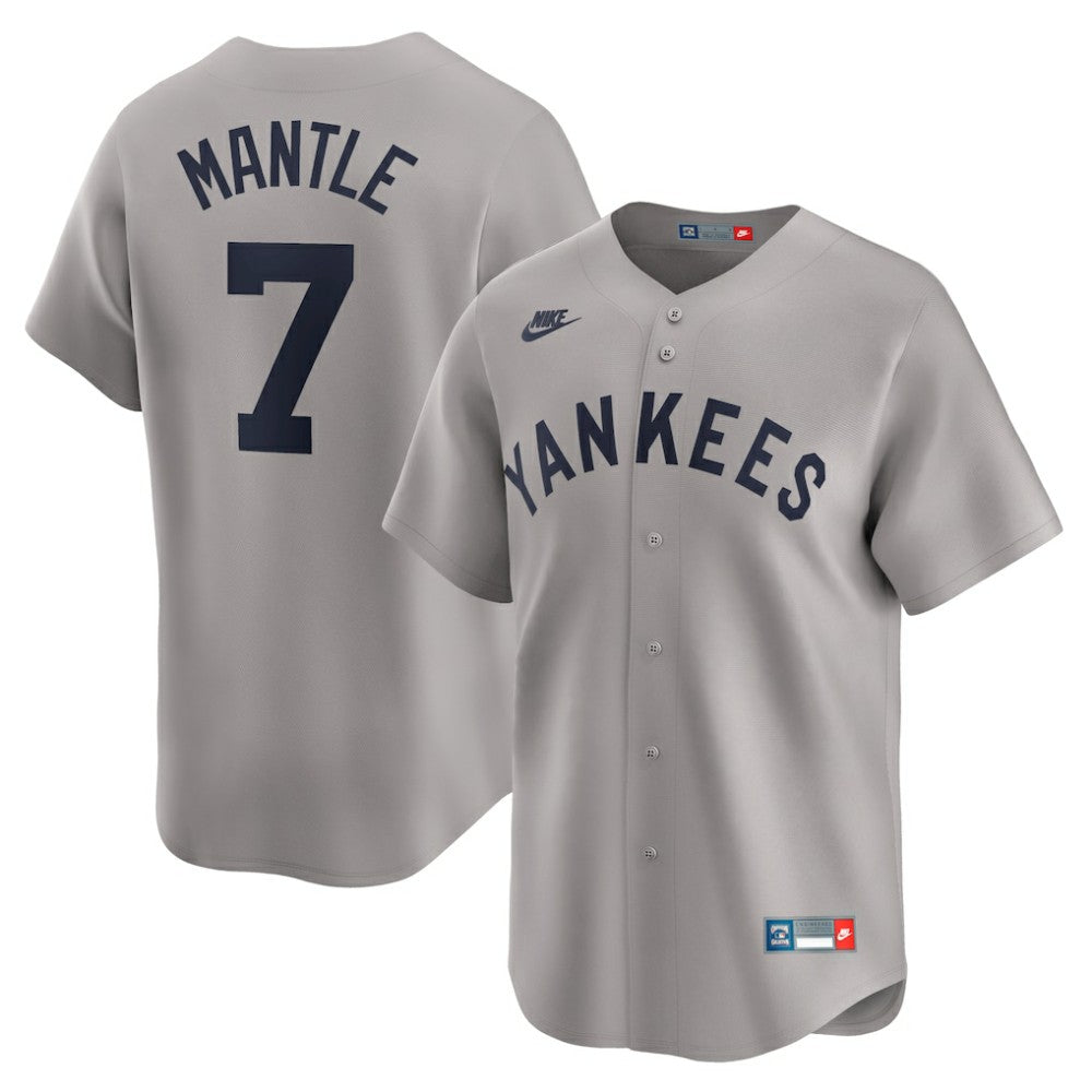 Mickey Mantle New York Yankees Nike Throwback Cooperstown Collection Limited Jersey - MLB