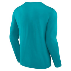 Charlotte Hornets Baseline Long Sleeve T-Shirt Teal - NBA