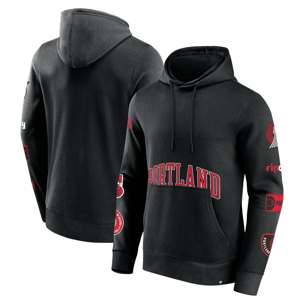 Portland Trail Blazers Home Court Pullover Hoodie Black - NBA