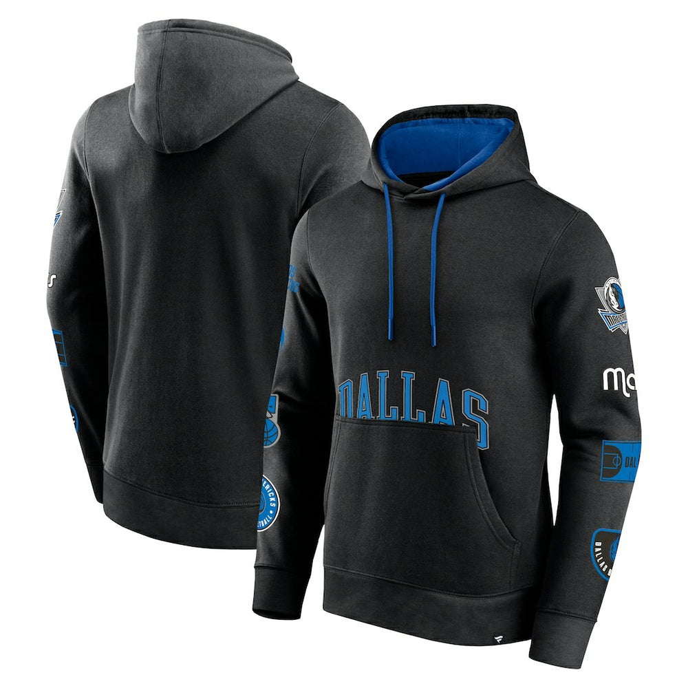 Dallas Mavericks Home Court Pullover Hoodie Black - NBA