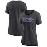 Charlotte Hornets Women's League Leader Tri-Blend T-Shirt Heather Charcoal - NBA