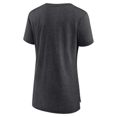 Charlotte Hornets Women's League Leader Tri-Blend T-Shirt Heather Charcoal - NBA