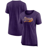 Phoenix Suns Women's League Leader Tri-Blend T-Shirt Heather Purple - NBA