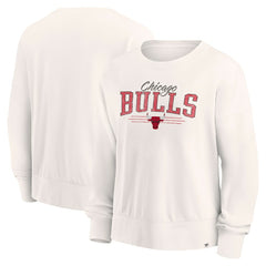 Chicago Bulls Women's Close the Game Pullover Sweatshirt Cream - NBA