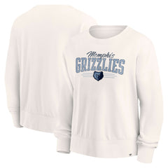 Memphis Grizzlies Women's Close the Game Pullover Sweatshirt Cream - NBA