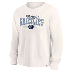 Memphis Grizzlies Women's Close the Game Pullover Sweatshirt Cream - NBA